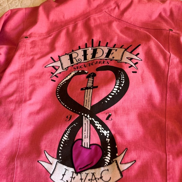 Woman’s ride snowboarding, jacket, size 10 LRG - Picture 12 of 12